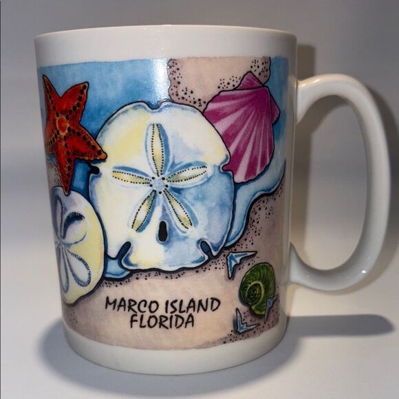 Seashell Design Mug - Multicolor - Picture 3 of 6